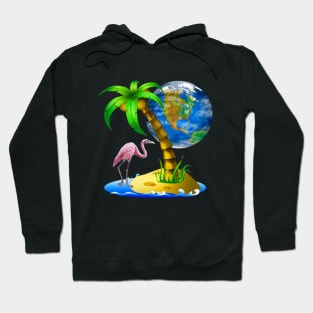 Tropical scene Hoodie